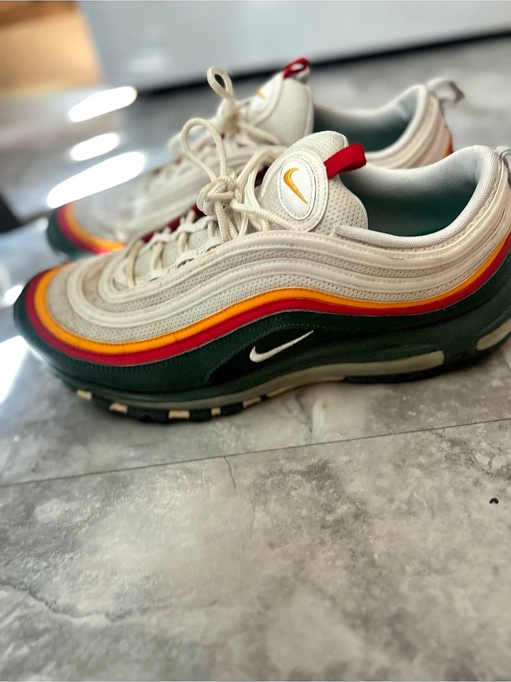 Nike Air Max 97 Sneakers Green White US 8.5